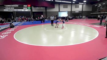 110 lbs Quarterfinal - Lynlee Bice, Canyon vs Lauren Marquez, El Paso Bel Air