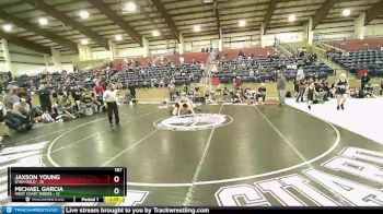 187 lbs Round 2 (4 Team) - Jaxson Young, Utah Gold vs MICHAEL GARCIA, West Coast Riders