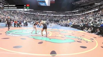 138-3A 3rd Place Match - Diego Manriquez, Valley vs Ricky Martinez, Jefferson