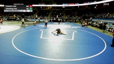 I-145 lbs Cons. Round 3 - Edward Chin, James Madison vs Jonathan Fox, MacArthur