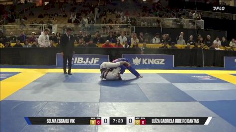 Luíza Gabriela Ribeiro Dantas vs Selma Essahli Vik 2025 Pan Jiu Jitsu IBJJF Championship