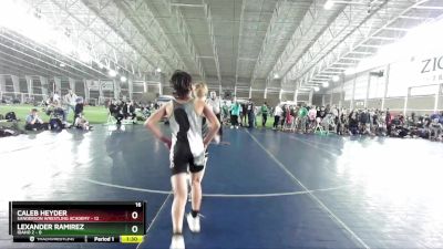 83 lbs Champ Round 1 (16 Team) - Lexander Ramirez, Idaho 2 vs Caleb Heyder, Sanderson Wrestling Academy