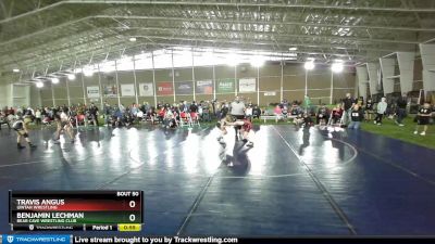 97 lbs Champ. Round 1 - Benjamin Lechman, Bear Cave Wrestling Club vs Travis Angus, Uintah Wrestling