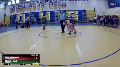 285 lbs Quarterfinal - Deacon Alls, Haines City vs Kaden Darwin, Palmetto Ridge H.S.