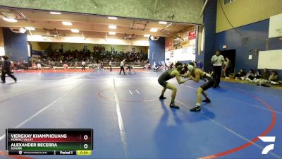 126 lbs Cons. Round 2 - Viergxay Khamphouang, Moreno Valley vs Alexander Becerra, Schurr