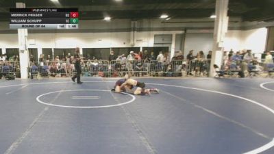80 lbs Round Of 64 - Merrick Fraser, MD vs William Schupp, NC