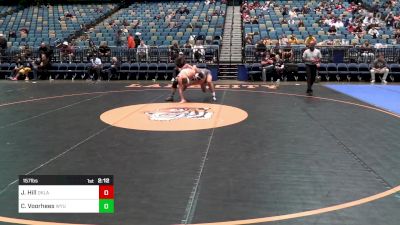 157 lbs Quarterfinal - Jared Hill, Oklahoma vs Cooper Voorhees, Wyoming