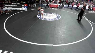 63 lbs 1st Place Match - Jace Koa Villamil, Poway Wrestling vs Jett Lopez, Monster Garage Wrestling
