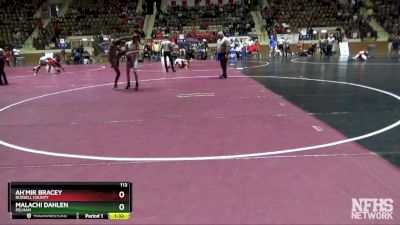 113 lbs Champ. Round 1 - Malachi Dahlen, Pelham vs Ah`Mir Bracey, Russell County