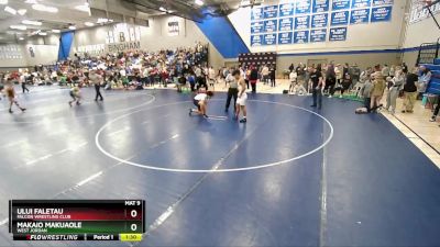 160 lbs Champ. Round 1 - Ului Faletau, Falcon Wrestling Club vs Makaio Makuaole, West Jordan