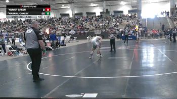 A 120 lbs Quarterfinal - Oliver Green, Signal Mountain High School vs Gabriel Oakley, Greeneville High School