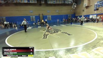 120lbs Cons. Round 4 - Chloe Herrick, Sumner (Girls) vs Micha Pescasio, Richland (Girls)