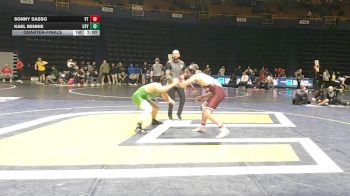 197 lbs Quarterfinal - Sonny Sasso, Virginia Tech vs Kael Bennie, Utah Valley