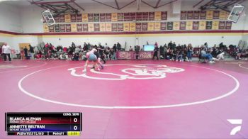180 lbs Cons. Semi - Blanca Aleman, Fresno City College vs Annette Beltran, Skyline College