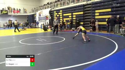 80 lbs Consi Of 16 #2 - Shay Fitz, West Jefferson Hills vs Caden Slaper, Lake Catholic