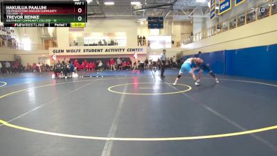 149 lbs Round 1 (6 Team) - Hakuilua Paaluhi, Southwestern Oregon Community College vs Trevor Reinke, Southeast Community College