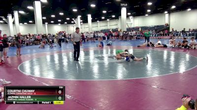 110 lbs Placement (16 Team) - Jazmin Haller, Nebraska Widow Makers vs Courtni Chuway, Illinois Cornstars Gold