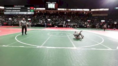 78 lbs Champ. Round 1 - Jacob Larzelere, PBG1 vs Carter Robinson, PWCA