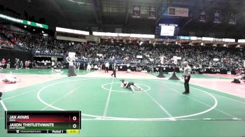 80 lbs Champ. Round 2 - Jaxon Thistlethwaite, Unattached vs Jax Ayars, MIRA