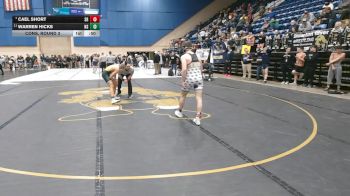 3 - 132 lbs Cons. Round 3 - Cael Short, Staunton River vs Warren Hicks, Northside