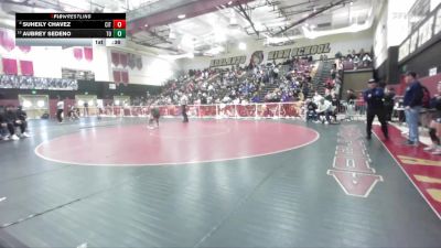 100 lbs Cons. Round 6 - Suheily Chavez, Citrus Valley vs Aubrey Sedeno, Thousand Oaks