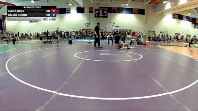 74-84 lbs Round 3 - Lillian Knight, Legend Wrestling Club vs Alexa Hegg, Legend Wrestling Club