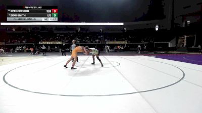 174 lbs Quarterfinal - Spencer Kon, Tennessee vs Zion Smith, Life