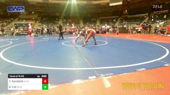 108 lbs Consi Of 16 #2 - Ziggy Sandobal, Rough House WC vs Brady Full, Mat Assassins