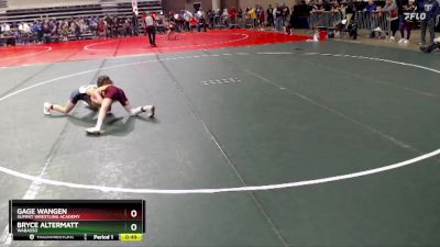 76 lbs Quarterfinal - Gage Wangen, Summit Wrestling Academy vs Bryce Altermatt, Wabasso