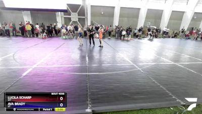 94 lbs Round 2 - Lucila Scharp, WY vs Ava Brady, UT