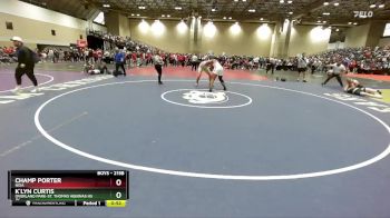 215B Champ. Round 1 - K`lyn Curtis, Overland Park-St. Thomas Aquinas HS JV vs Champ Porter, Nixa
