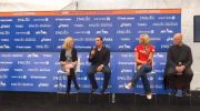 Apolo Ohno talking about marathon affecting Olympic decision before New York City Marathon 2011