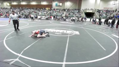 106 lbs 3rd Place - Justin Osburne, Redwood WC vs Noel Mendez, Ram WC