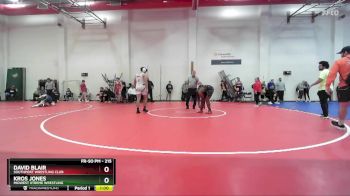 215 lbs Cons. Round 1 - David Blair, Southport Wrestling Club vs Kros Jones, Midwest Xtreme Wrestling