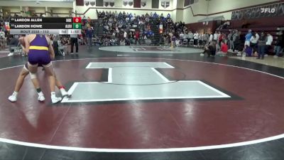 113 lbs Cons. Round 3 - Landon Allen, Independence vs Landon Howe, Alburnett