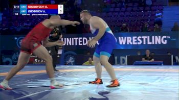 125 kg Round Of 16 - Oleksandr Koldovskyi, Ukraine vs Azamat Khosonov, Greece