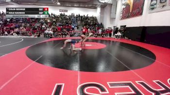 120 lbs Quarterfinal - Colin George, Chatfield vs Kole Bauman, Chaparral