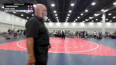 113 lbs Champ. Round 2 - Luke Richards, NC vs Brody Davis, AL