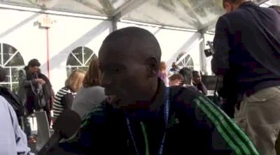 Emmanuel Mutai talks Kenyan Olympic team and Geoffrey Mutai before New York City Marathon 2011