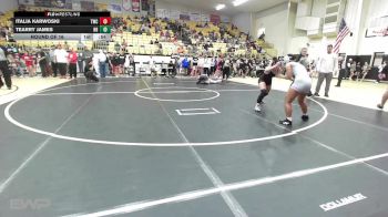 126 lbs Round Of 16 - Italia Karwoski, Tahlequah Wrestling Club vs Tearry James, Har-Ber High School
