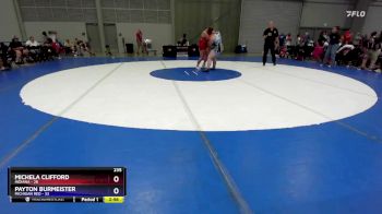 235 lbs Placement Matches (8 Team) - Michela Clifford, Indiana vs Payton Burmeister, Michigan Red