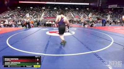 3A-215 lbs Quarterfinal - Ryan Watson, Riverton vs Gage Gromman, Burns/Pine Bluffs