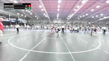 132 lbs Rr Rnd 2 - Bryce Glaze, The Asylum Red vs Joshua Buck, Broad Axe Wrestling Academy HS2