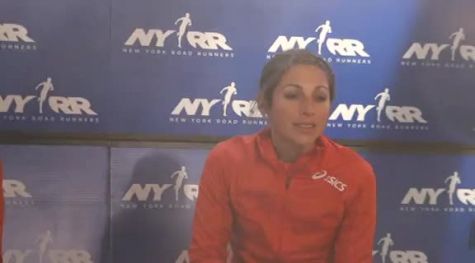 Sara Hall wins the NYRR Dash to the Finish Line (5K) 2011