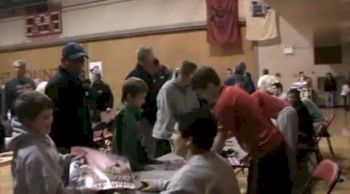 Rutgers wrestlers sign autographs after Wrestle-Offs