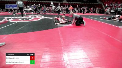 80 lbs Semifinal - JP Cooper, Bristow Wrestling vs Willie Kurtz, SlyFox Wrestling Academy