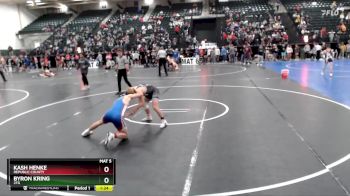 138 lbs Champ. Round 1 - Kash Henke, Republic County vs Byron Kring, 2TG