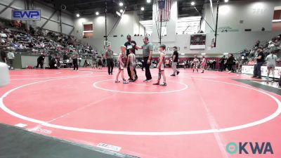 64 lbs Rr Rnd 3 - Clement Rodriquez, Owasso Takedown Club vs Reese Hawkins, Owasso Takedown Club