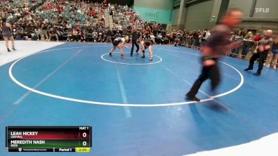 126 lbs Semifinal - Meredith Nash, Reed vs Leah Hickey, Central