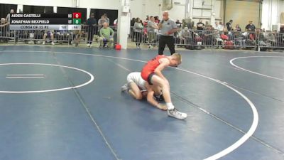 90 lbs Consi Of 32 #2 - Aiden Castelli, NC vs Jonathan Bexfield, UT